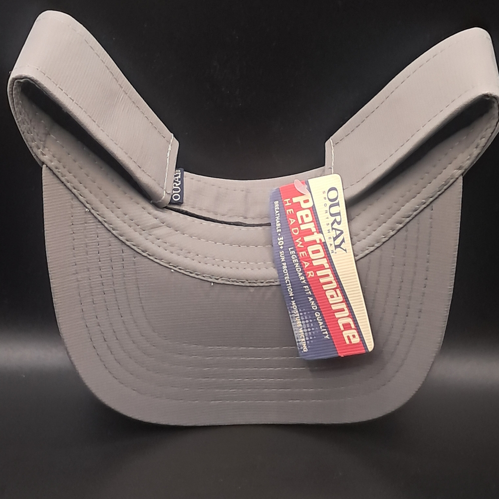 Silver Visor with Red Logo - Picture 2 of 2